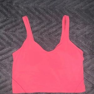 lululemon pink align tank top size 10